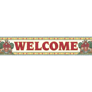 TCR4517 School Days Welcome Banner from Debbie Mumm Image