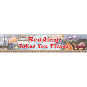 TCR4533 Reading Takes You Places Banner from Debbie Mumm Image