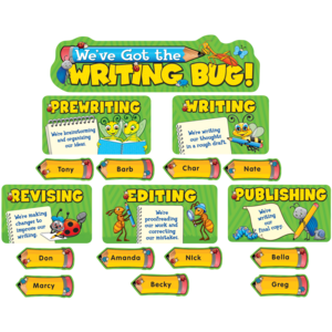 TCR4566 We've Got the Writing Bug Mini Bulletin Board Image