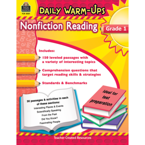 TCR5031 Daily Warm-Ups: Nonfiction Reading Grade 1 Image