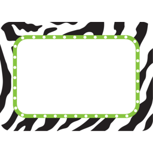 TCR5173 Zebra Name Tags/Labels Image