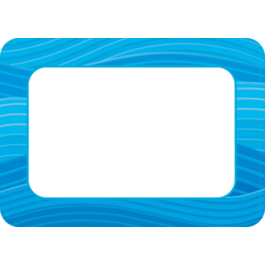 TCR5181 Blue Waves Name Tags Image