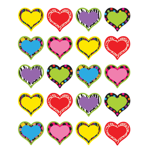 TCR5185 Fancy Hearts Stickers Image