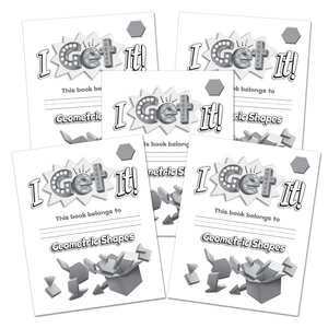 TCR51986 I Get It! Geometric Shapes Student Book-Level 2 5-Pack Image
