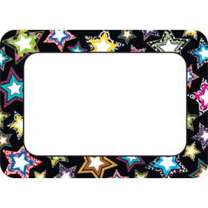 TCR5260 Fancy Stars Name Tags/Labels Image