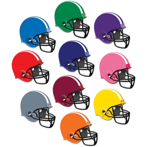 TCR5286 Football Helmets Accents Image