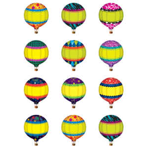 TCR5296 Hot Air Balloons Mini Accents Image