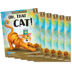 TCR53306 Animal Antics: Oh, That Cat! - Short Vowel a Reader - 6 Pack Image