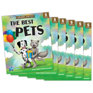 TCR53310 Animal Antics: The Best Pets - Short Vowel e Reader - 6 Pack Image