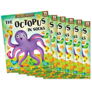 TCR53316 Animal Antics: The Octopus in Socks - Short Vowel o Reader - 6 Pack Image