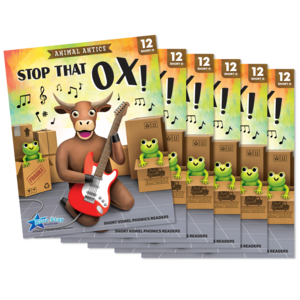 TCR53317 Animal Antics: Stop That, Ox! - Short Vowel o Reader - 6 Pack Image