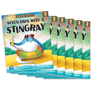 TCR53478 Animal Antics: Seven Days with a Stingray - Long a Vowel Reader - 6 Pack Image