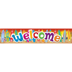 TCR5388 Surf's Up Welcome Banner Image