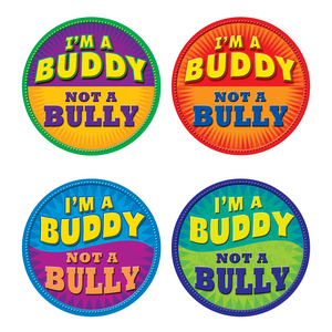 TCR5399 I'm a Buddy not a Bully Wear 'Em Badges Image