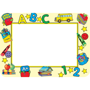 TCR5404 School Tools 2 Name Tags/Labels Image