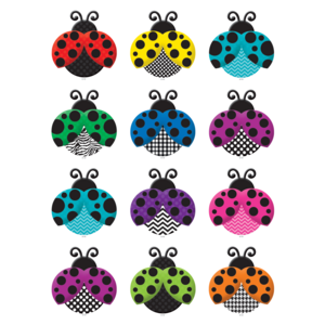 TCR5410 Colorful Ladybugs Mini Accents Image