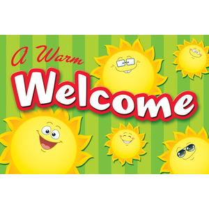 TCR5461 Happy Suns Welcome Postcards Image