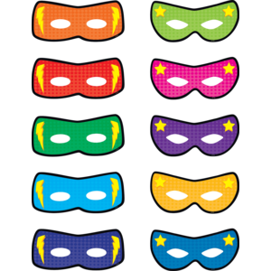 TCR5591 Superhero Masks Accents Image