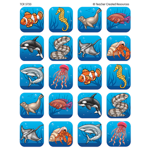 TCR5733 Ocean Life Stickers Image