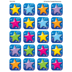 TCR5742 Colorful Stars Stickers Image