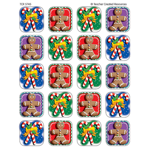 TCR5745 Candy Canes/Gingerbread Stickers Image
