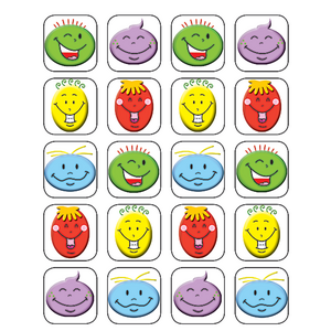 TCR5759 Silly Smiles Stickers Image