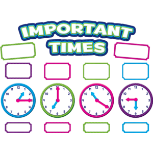 TCR5785 Important Times Mini Bulletin Board Image