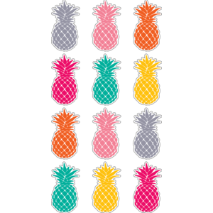 TCR5862 Tropical Punch Pineapples Mini Accents Image