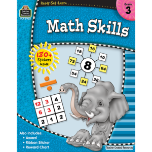 TCR5922 Ready-Set-Learn: Math Skills Grade 3 Image