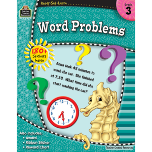 TCR5927 Ready-Set-Learn: Word Problems Grade 3 Image