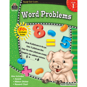 TCR5930 Ready-Set-Learn: Word Problems Grade 1 Image