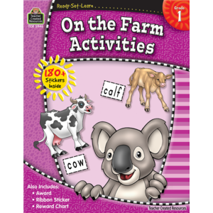 TCR5946 Ready-Set-Learn: On the Farm Activities Grade 1 Image
