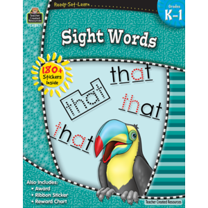 TCR5971 Ready-Set-Learn: Sight Words Grade K-1 Image
