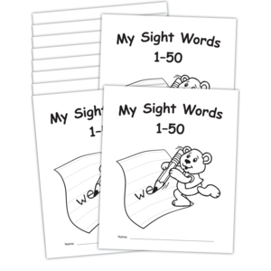 TCR60113 My Own Sight Words 1–50, 10-pack Image