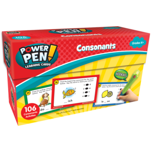 TCR6103 Power Pen Learning Cards: Consonants Image