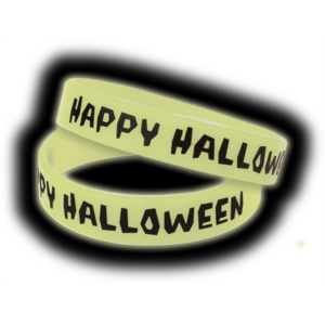 TCR6119 Happy Halloween Glow-in-the-Dark Wristbands 10-Pack Image