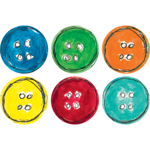 TCR62013 Spot On Carpet Markers Pete the Cat Groovy Buttons - 4" Image