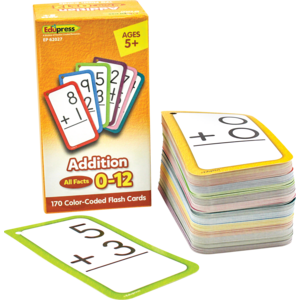 TCR62027 Addition Flash Cards - All Facts 0–12 Image