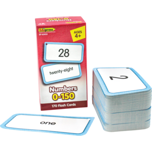 TCR62032 Numbers 0-150 Flash Cards Image