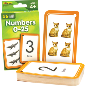 TCR62045 Numbers 0-25 Flash Cards Image