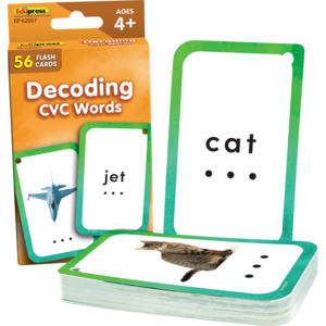 TCR62057 Decoding CVC Words Flash Cards Image