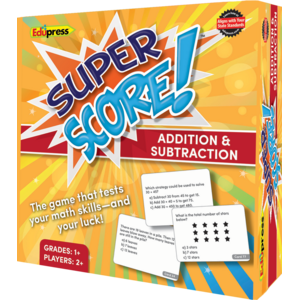 TCR62080 Super Score Game Addition/Subtraction Grades 1-2 Image