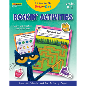 TCR62088 Learn with Pete the Cat: Rockin' Activities Image