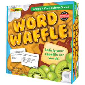 TCR62095 Word Waffle Game Grade 4 Image