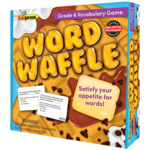 TCR62097 Word Waffle Game Grade 6 Image