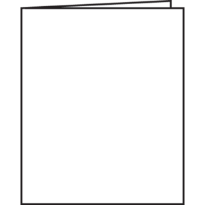 TCR62110 White Blank Book Image