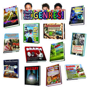 TCR62292 Literary Genres Bulletin Board Display Set Image