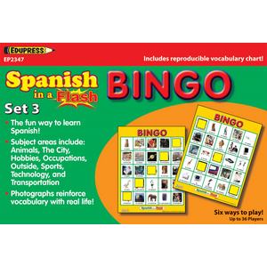 TCR62347 Spanish in a Flash Bingo Game Set 3 Image