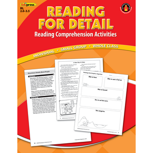 TCR62368 Reading Comprehension Book Reading for Details Red Level Image