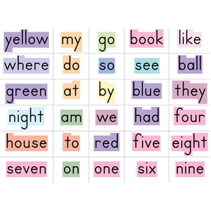 TCR62425 Sight Words in a Flash Word Walls Grades K-1 Image